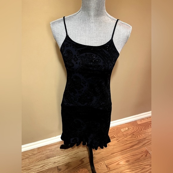 Dark Blue Formal Dress - Picture 2 of 9